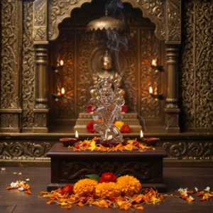 Florensa Handcrafted Lord Hanuman Ji Glass Decorative Idol