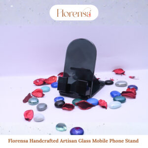 Florensa Handcrafted Artisan Glass Mobile Phone Stand